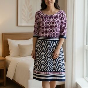 GUC Womens 3/4 Sleeve ELIZA J dress Sz.14